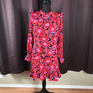 NWT floral dress 3/4 sleeves small who what wear